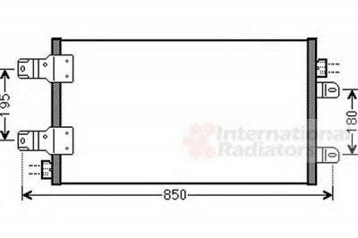 VAN WEZEL 43005443 -  Конденсатор, кондиционер